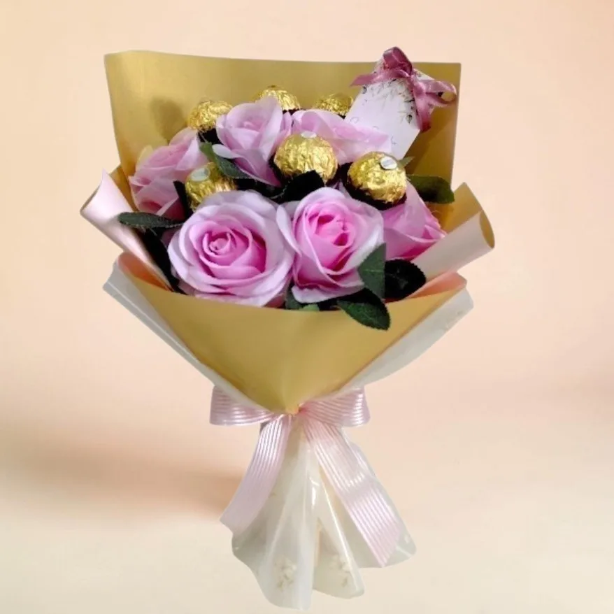 Buquê Geórgia Rosas+Bombons