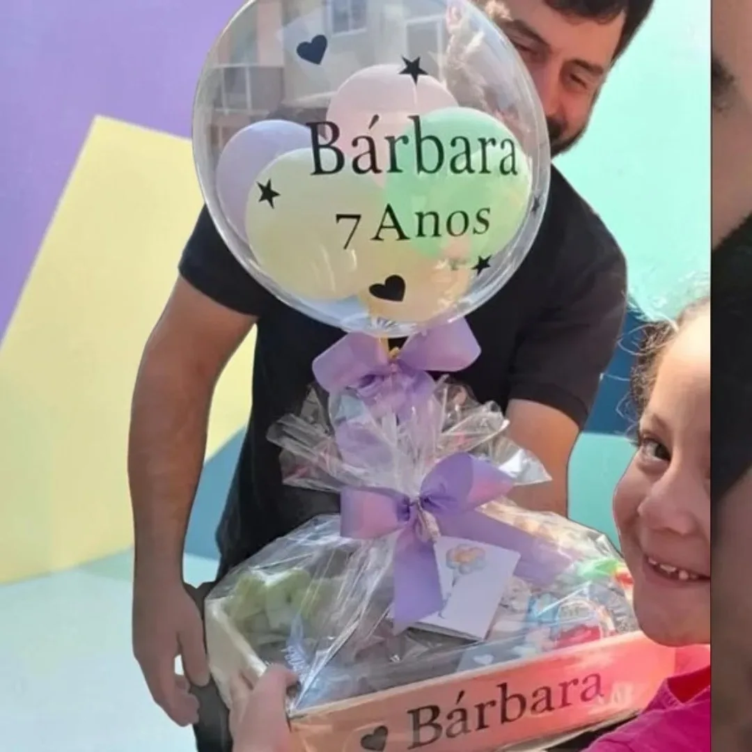 Cesta Kids Peresonalizada com Balão