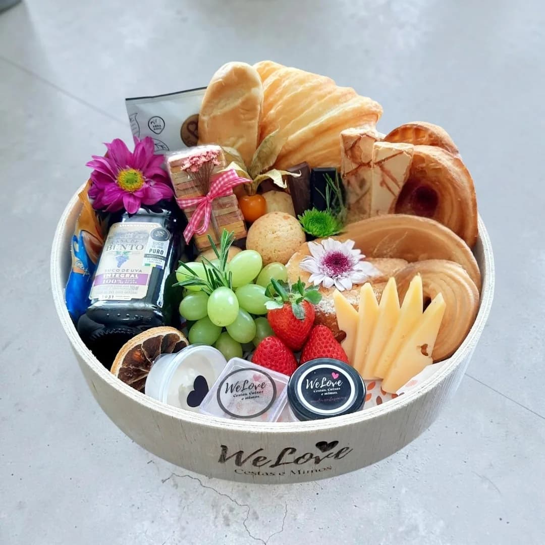 Café da Manhã ou Tarde Premium Redonda